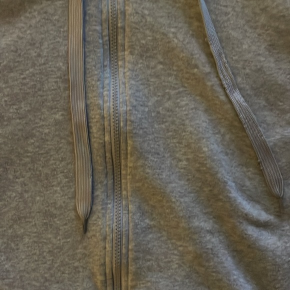 Grey Hoodie Sweatshirt Zipper Large - Picture 5 of 6